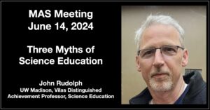 MAS June Monthly Meeting: John Rudolph
